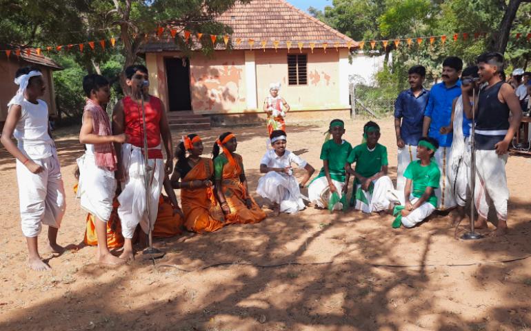 Tamil Drama during Republic Day at VKV Kanyakumari