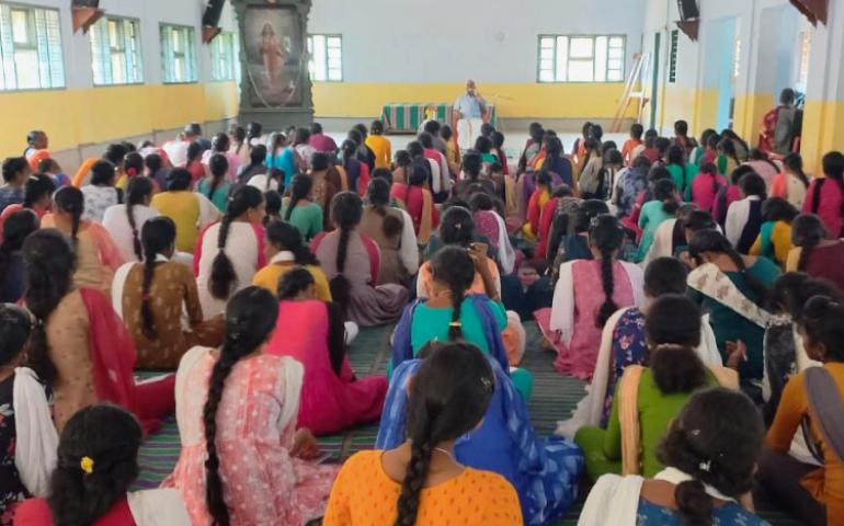 Sri Krishnamoorth ji session during VACS Cultural Camp at Kanyakumari