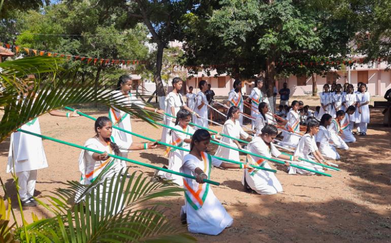 Cultural Programmes during Republic Day at VKV Kanyakumari