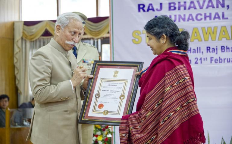 VKVAPT honoured with Gold Medal by Government of Arunachal Pradesh