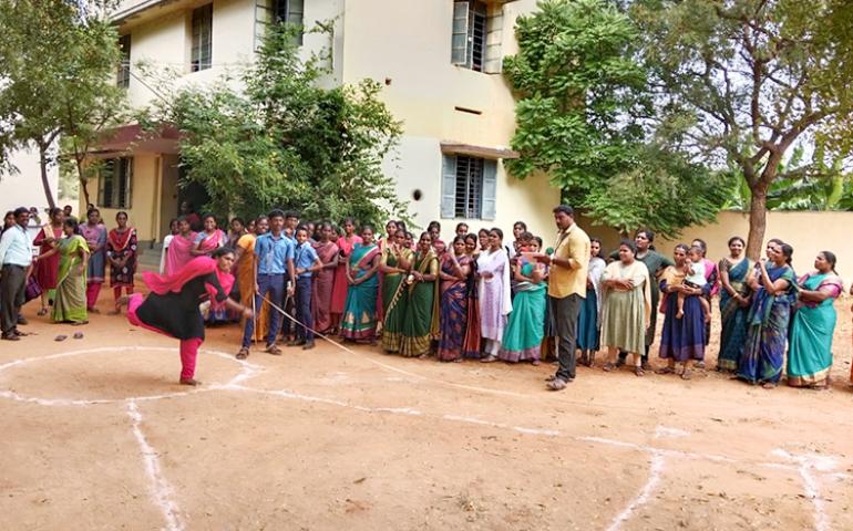 Games during Mother’s Day Celebration at VKV Vallioor