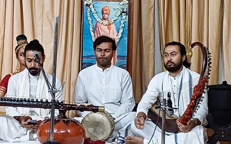Musical performance during 3rd Foundation Day of VK Pradanam