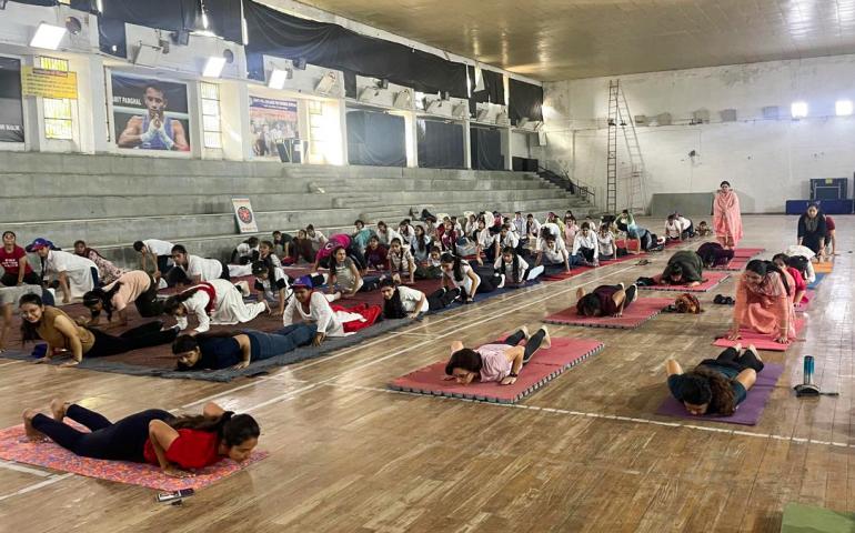 International Day of Yoga celebration at Rohtak (1)
