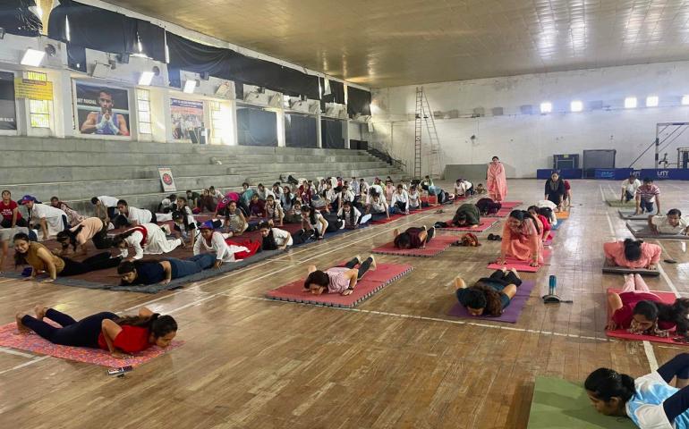 International Day of Yoga celebration at Haryana Prant (1)