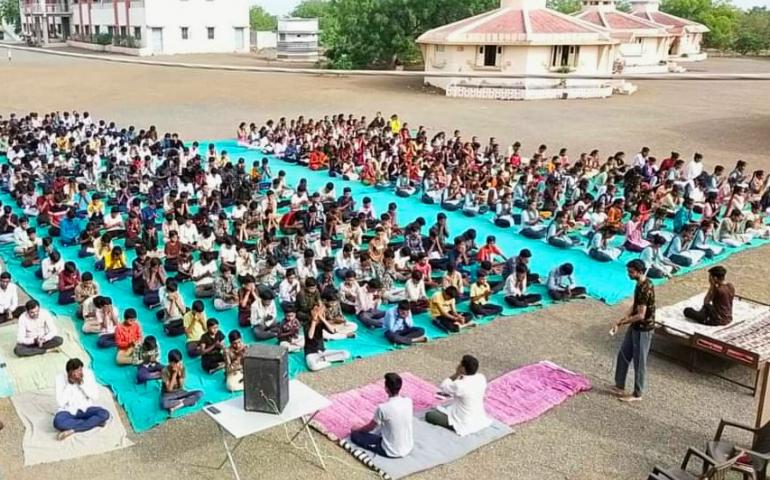 International Day of Yoga celebration at Palitana 01
