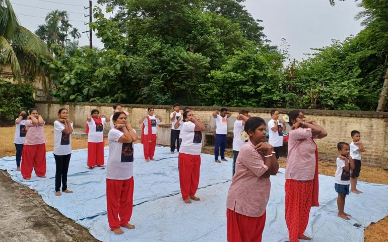 International Day of Yoga celebration at West Bengal Prant (1)