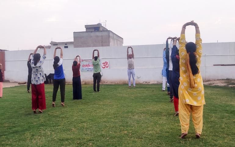 International Day of Yoga celebration at Rewari Nagar (1)