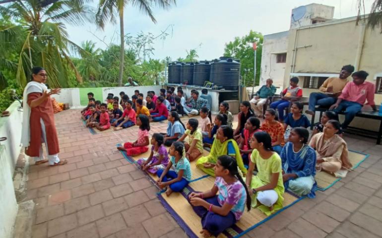 Session during Personality Development Camp at Madurai