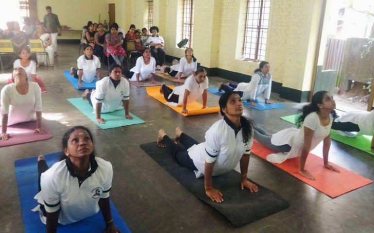 participants of Samatva Yoga Sangamam at Edavilangu
