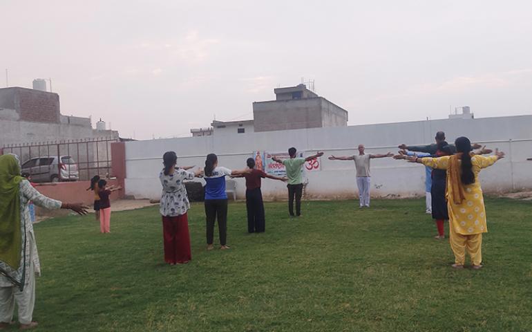 International Day of Yoga celebration at Haryana Prant (2)