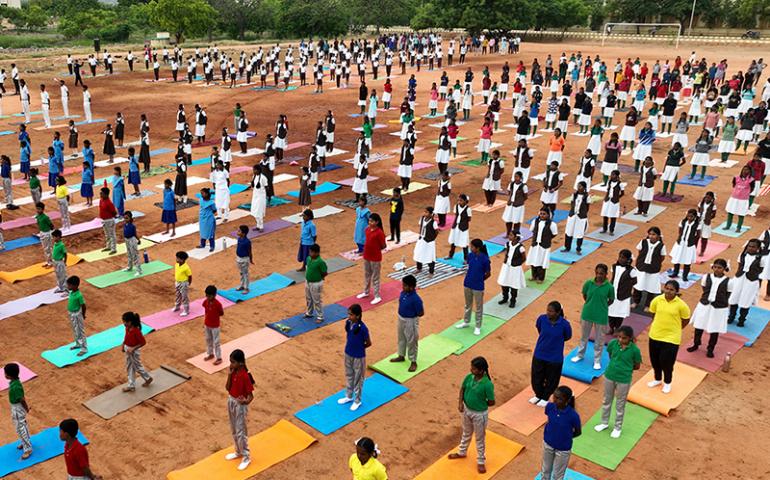 International Day of Yoga celebration at Tamil Nadu Vibhag (2)
