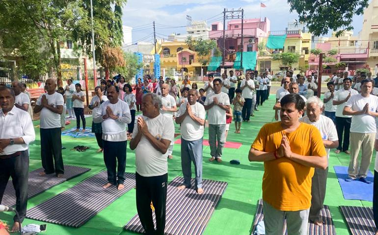 International Day of Yoga celebration at Madhya Prant (2)