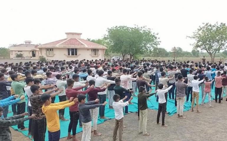 International Day of Yoga celebration at Palitana 02