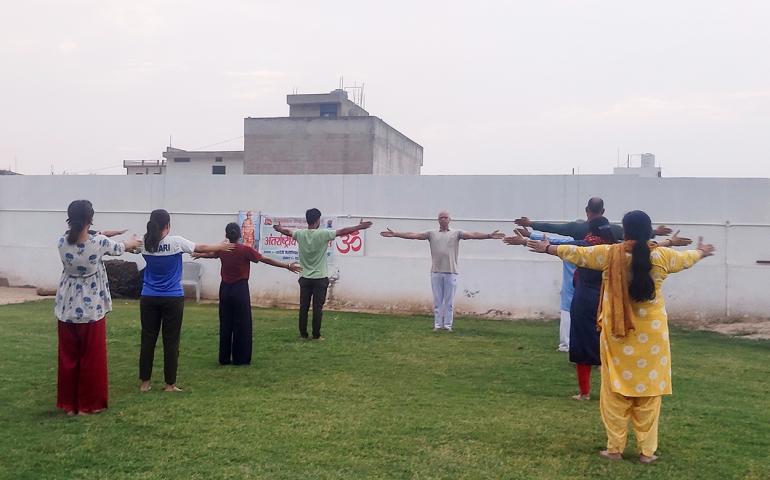 International Day of Yoga celebration at Rewari Nagar (2)