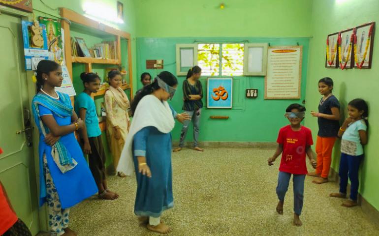 Games during Personality Development Camp at Madurai