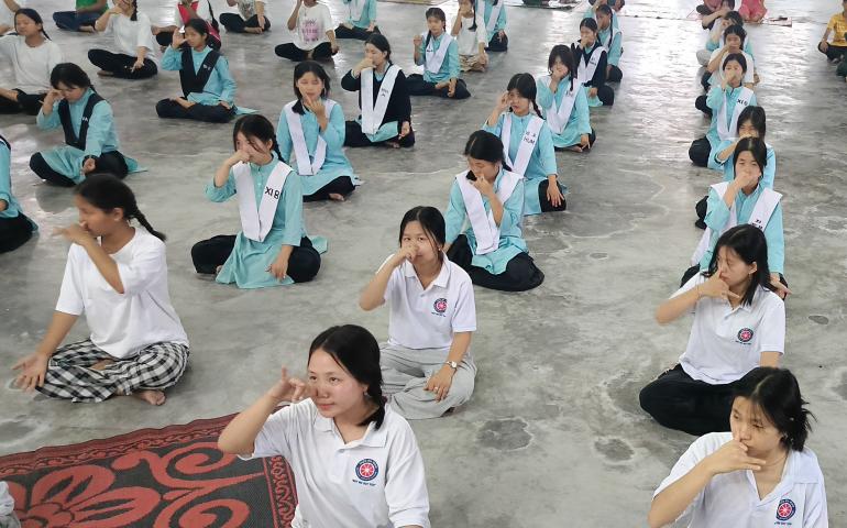 International Day of Yoga celebration at Roing