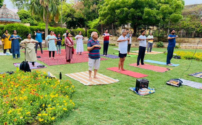 International Day of Yoga at Jaipur 2