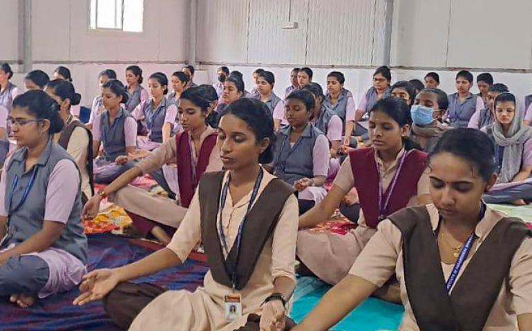 International Day of Yoga Celebration at Sasthamangalam - Thiruvananthapuram 2