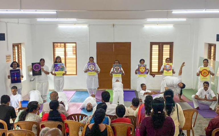 International Day of Yoga Celebration at Vanchiyoor - Thiruvananthapuram