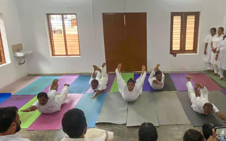 International Day of Yoga Celebration at Vanchiyoor - Thiruvananthapuram