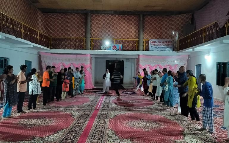 योग शिक्षा शिविर - नागदंडी काश्मीर