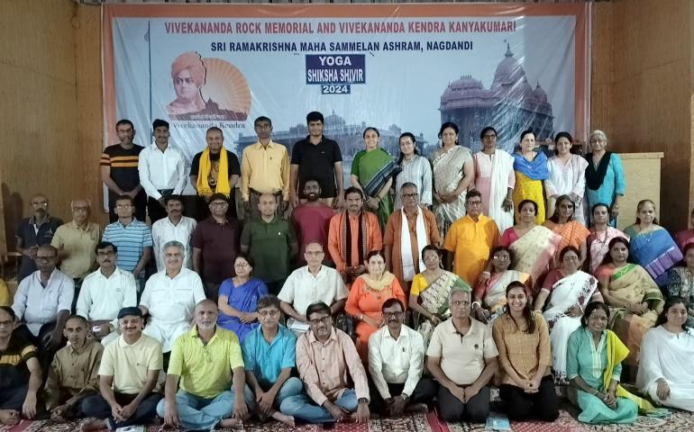योग शिक्षा शिविर - नागदंडी काश्मीर