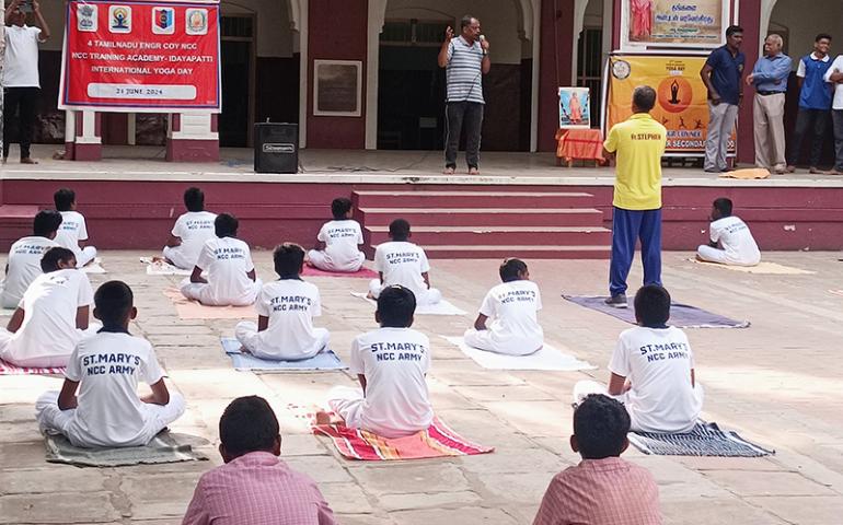 International Day of Yoga Celebration at Madurai
