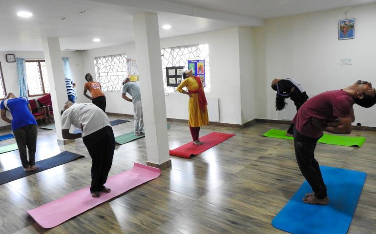 International Day of Yoga Celebration at Jalahalli - Hebbal