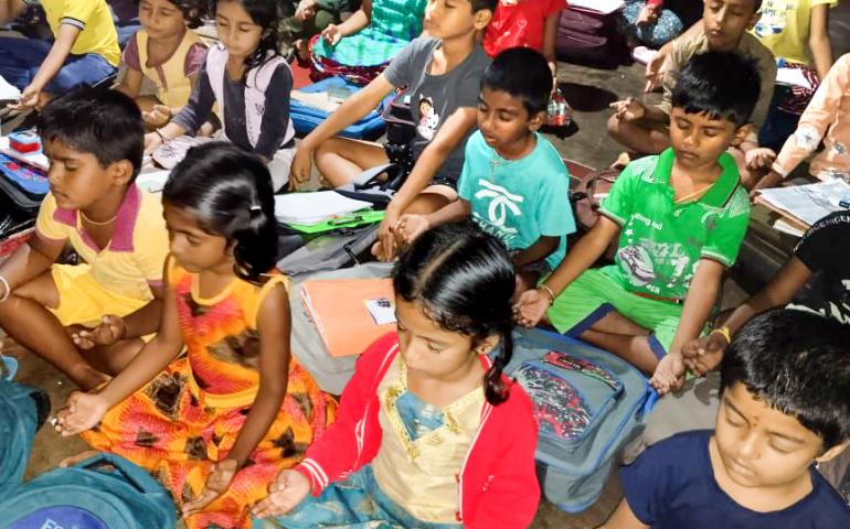 Gurupurnima at Beedanahalli village in Mysore, Vivekananda Kendra