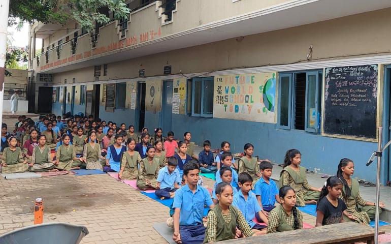 Gurupurnima at Kempapura, Vivekananda Kendra 2