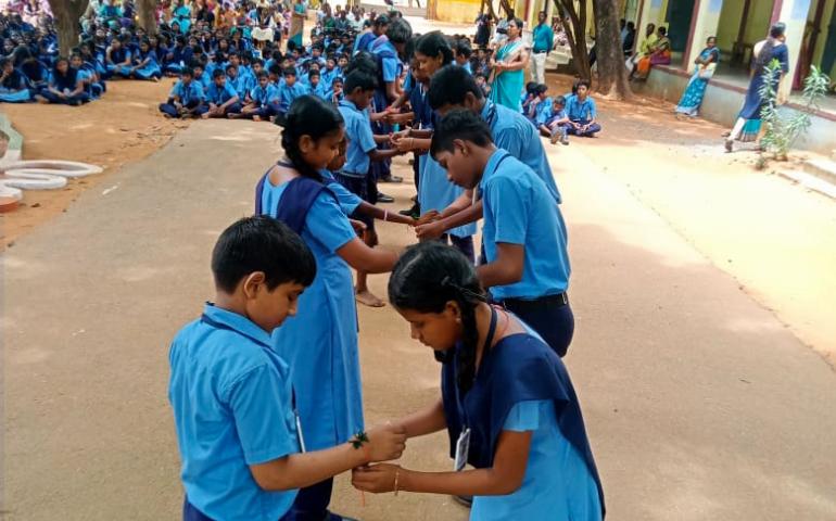 Raksha Bandhan Celebration at VKV Vallioor