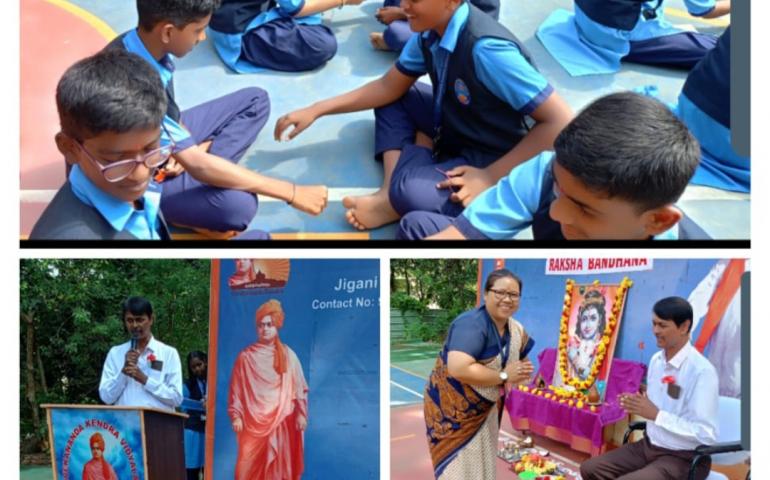Raksha bandhan Raksha bandhan celebration - VKV Kallubalu