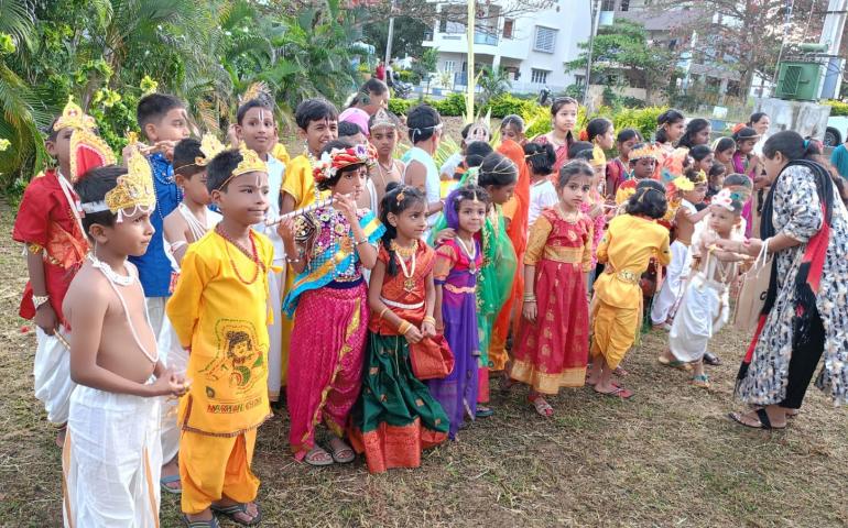 Shri Krishna Janmashtami celebration.