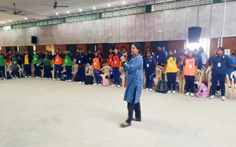 Let us play Exam Exam workshop at Koramangala, Vivekananda Kendra
