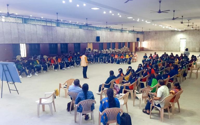 Let us play Exam Exam workshop at Koramangala, Vivekananda Kendra