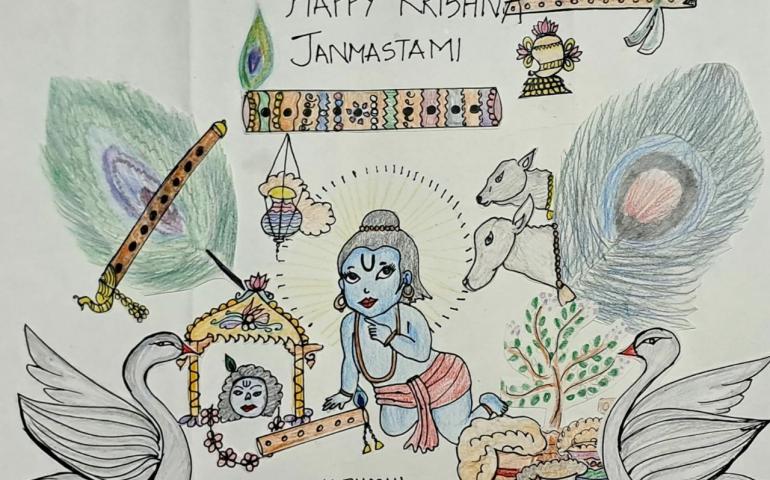 Art done by Samskarvarga students