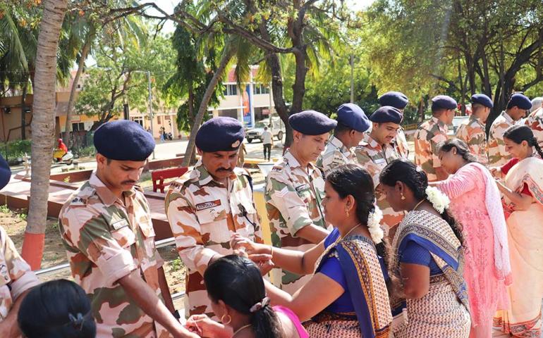 Raksha Bandhan Celebration at Vivekananda Kendra Headquarters