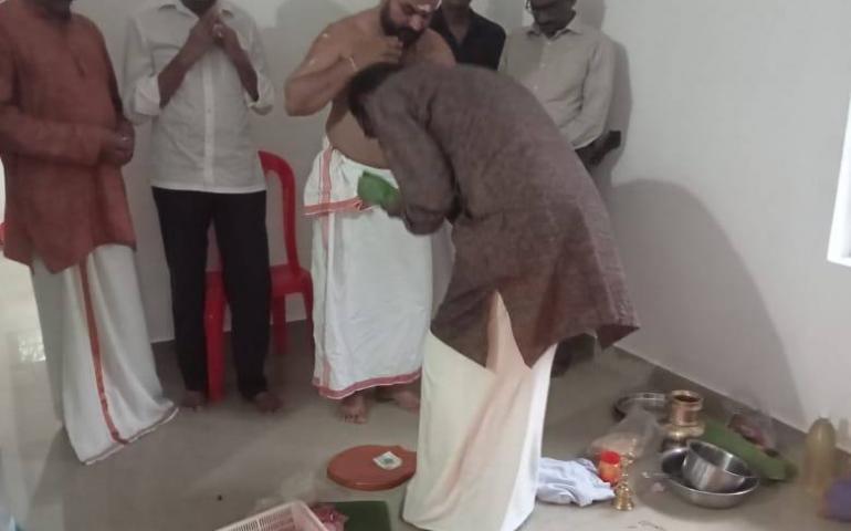 New Karyalaya inaugurated with Ganapati Homam at Guruvayur