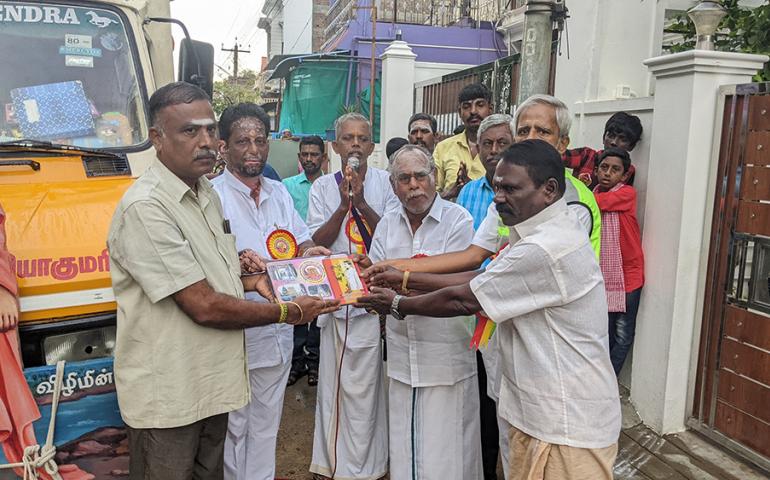 Youth Padayatra to Pancha Bhuta Sthalas in South Tamil Nadu