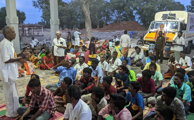 Youth Padayatra to Pancha Bhuta Sthalas in South Tamil Nadu