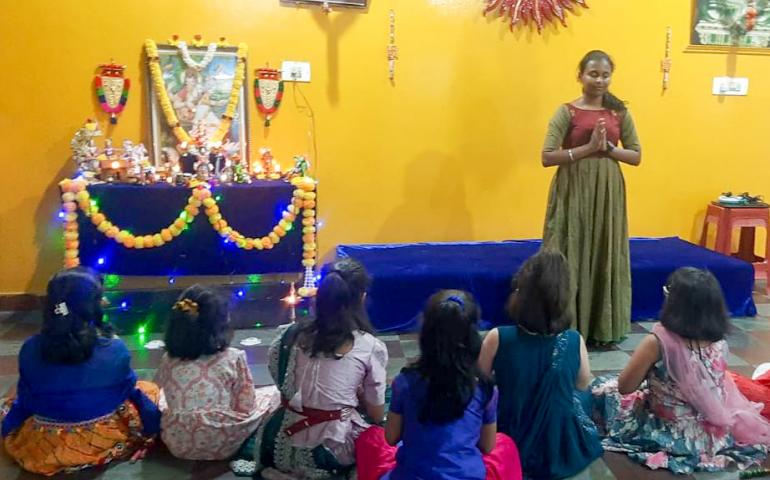 Saraswati Puja Celebration at Hebbal