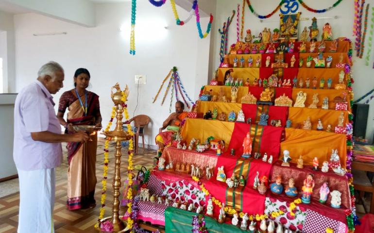 Vijaya Dashami and Vidyarambham Celebration at VKV Vallioor
