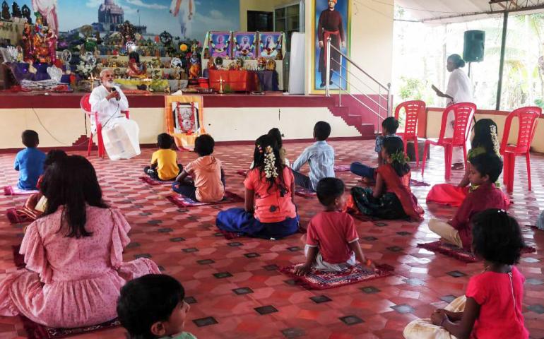Vijayadashami Celebration and Vidyarambha at VK-VVF Kodungallur