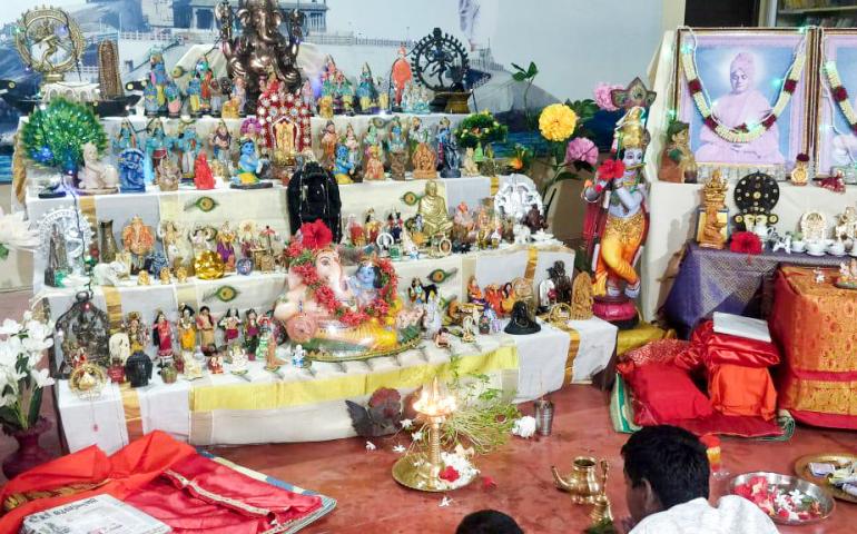 Vijayadashami Celebration and Vidyarambha at VK-VVF Kodungallur