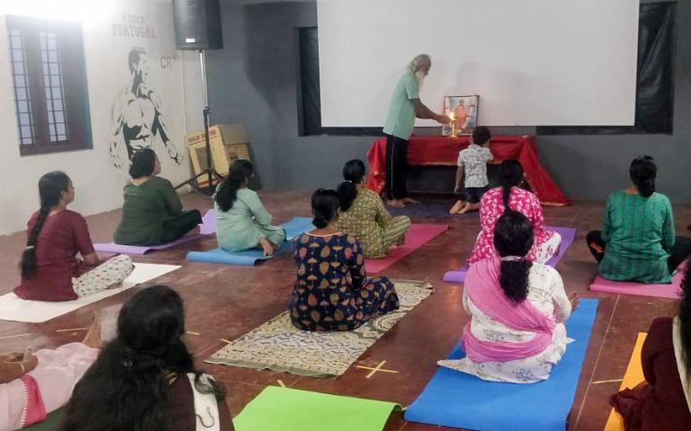 21-day Yoga Satra started at Anapuzha