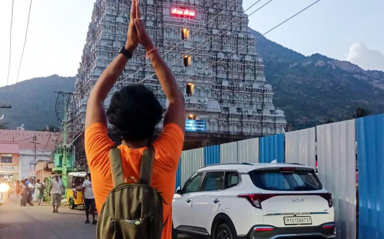 Bhraman to Thiruvannamalai by Hebbal Nagar karyakarthas 