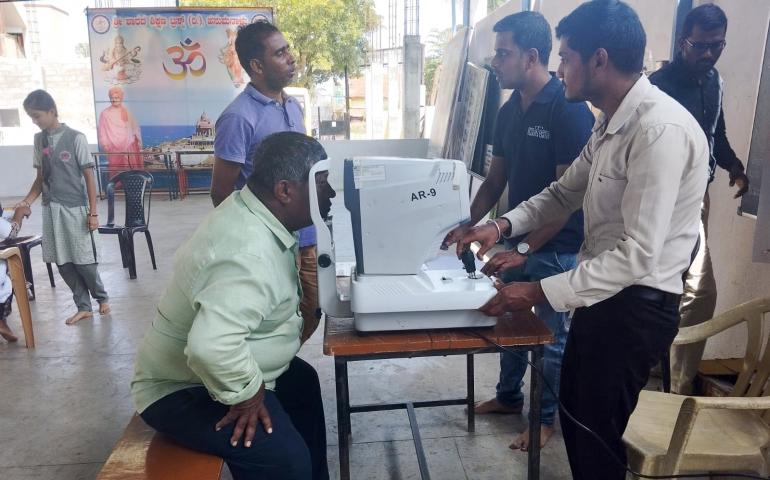 Free Eye-Screening Camp at Hanumanalu