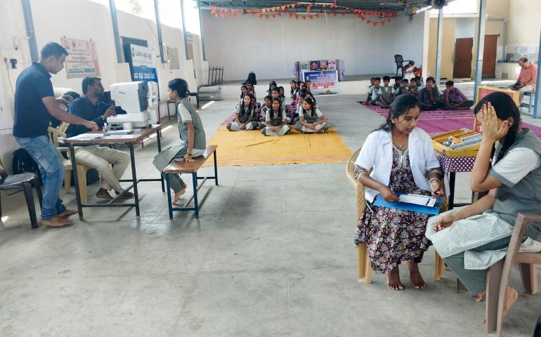 Free Eye-Screening Camp at Hanumanalu
