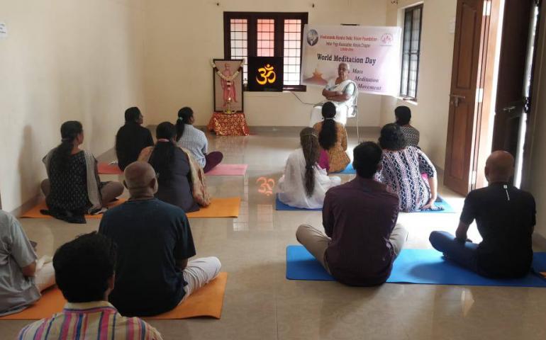 World Meditation Day Celebration at VK VVF Kodungallur
