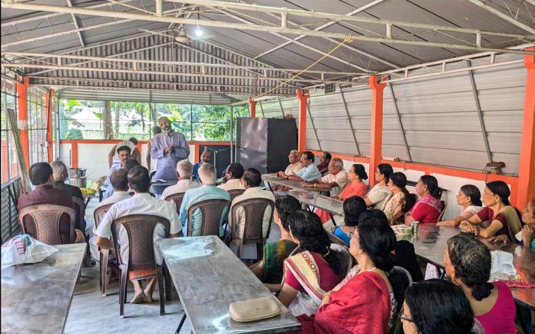 Gita Jayanti Celebration at Pannikkassery Temple in Engandiyur
